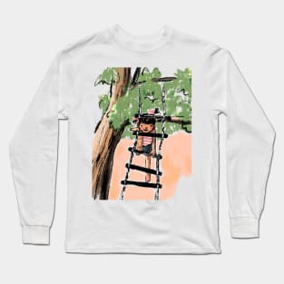 Summer Treehouse Girl Long Sleeve T-Shirt